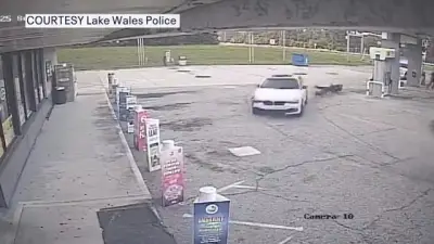 Police officer and K-9 walk away with minor injuries after being hit by driver fleeing Polk County traffic stop