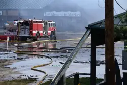 Nederland’s only supermarket reopens after shopping-center fire forced temporary closure