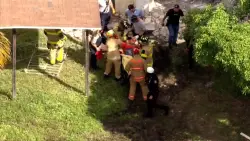 1 hospitalized after being pulled from partially collapsed South Miami construction site
